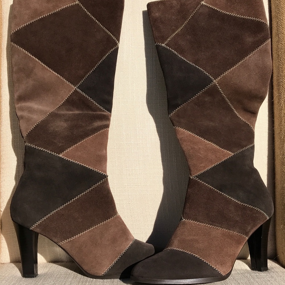 Bob Mackie Studio Patchwork leather/ Suede